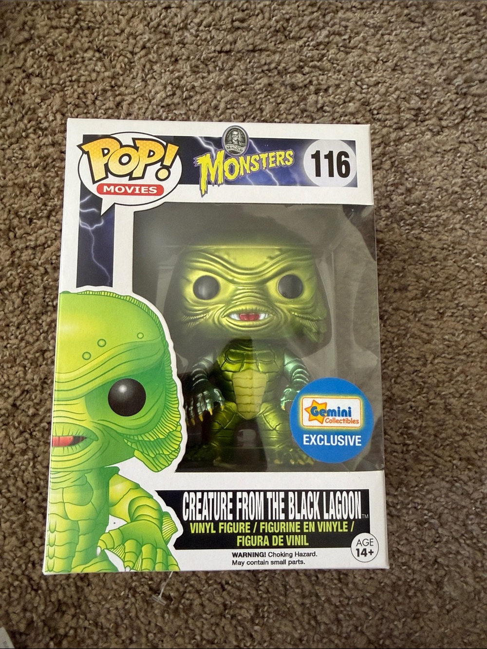 Funko POP! Monsters Creature from the Black Lagoon Green Metallic #116